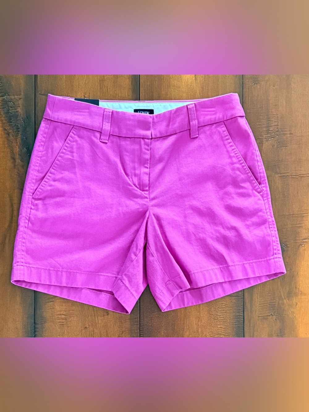 J. Crew Bright Pink Cotton Chino Bermuda Shorts